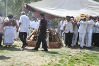 Dasari Narayana Rao Funeral at Moinabad Farm House
